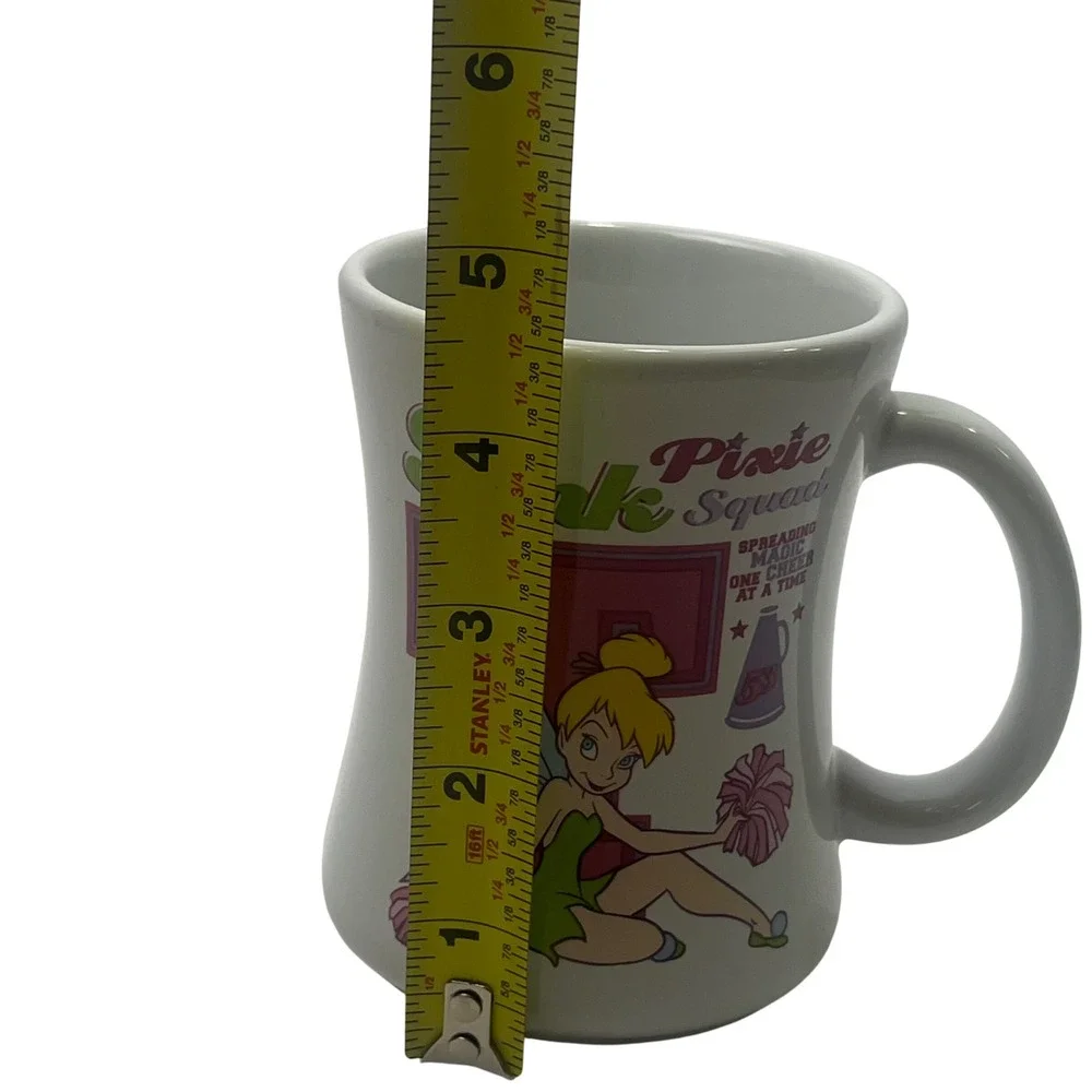 Disney Store Tinker Bell Cheerleader Themed Pixie Squad Coffee Cup‎